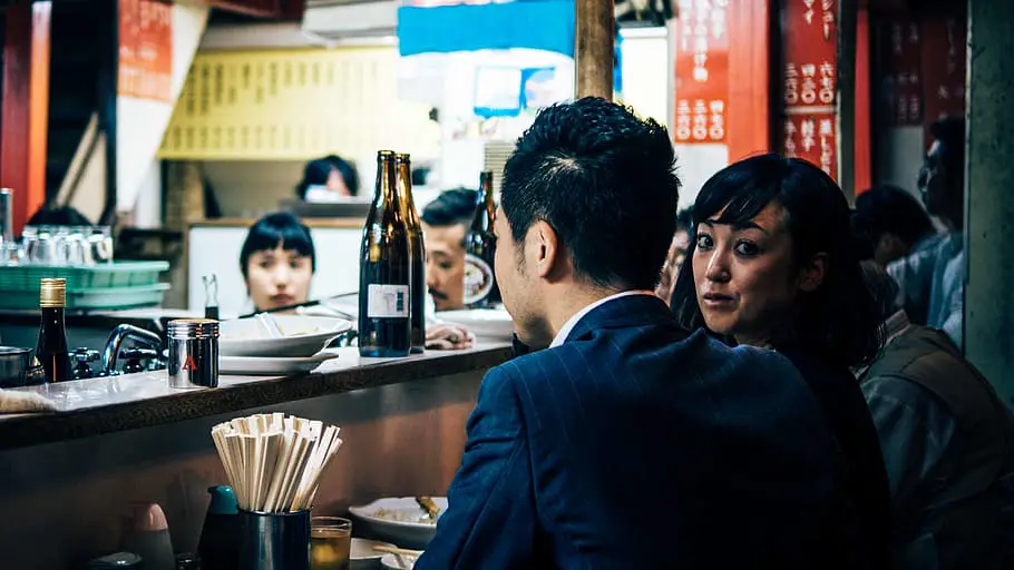 Talking in a Japanese Bar