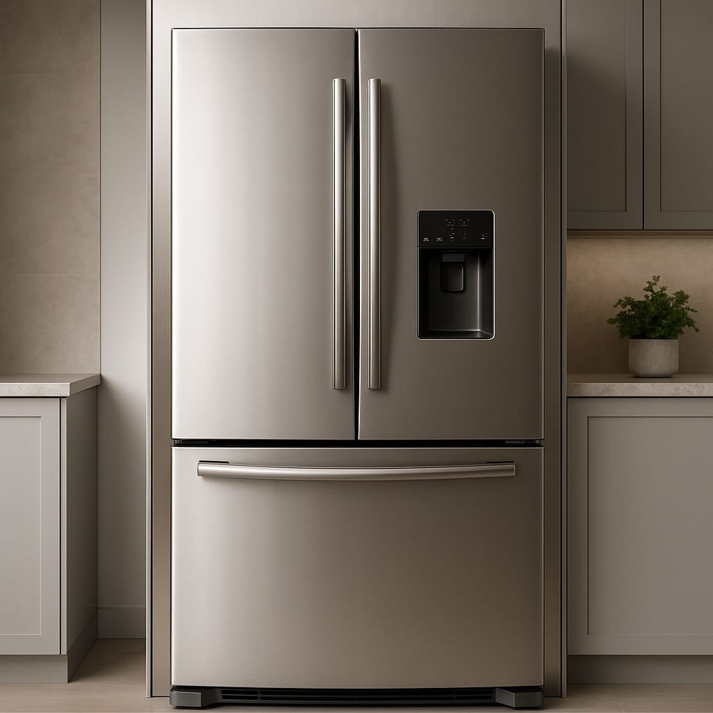 Japanese double-door refrigerator